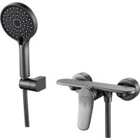 Смеситель для душа Shevanik S4716T оружейная сталь