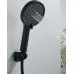Смеситель для ванны Shevanik S4722H черный матовый
