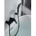 Смеситель для ванны Shevanik S4552H черный матовый