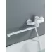 Смеситель для ванны Shevanik S4722C белый матовый