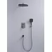 Душевая система Rose R2835T оружейная сталь