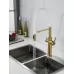 Смеситель для кухни под фильтр Shevanik S478G золотой сатин