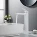 Смеситель для умывальника Rose R2811C белый матовый