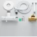 Смеситель с гигиенической лейкой Rose R915C белый
