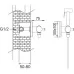 Смеситель с гигиенической лейкой Rose R915C белый