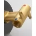 Смеситель с гигиенической лейкой Rose R915T оружейная сталь