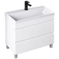 Тумба Vela Мира 80Н под умывальник Classica Slim TU20986 белый глянец