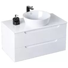 Тумба Vela Венеция 90П TU27150 белая матовая