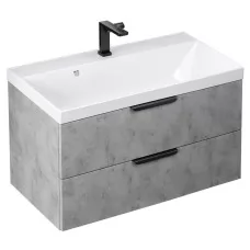 Тумба Vela Каскад Хекси 90П под Classica TU63475 бетон чикаго