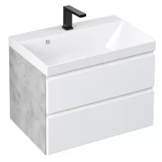 Тумба Vela Мира 60П под Classica TU4162 бетон/белый матовый