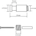 Крючок Bemeta Graphit 156506092 графит матовый