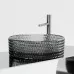 Умывальник CeramicaNova Cristal CN6060 черный