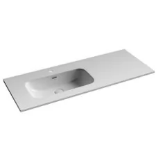 Умывальник CeramicaNova Element CN7006L 121x46,5 чаша слева, белый