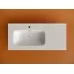 Умывальник CeramicaNova Element CN7003L 101x46,5 чаша слева белый
