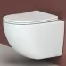 Унитаз CeramicaNova Forma Rimless CN3009 48,5x36,5 сиденье дюропласт, микролифт, белый (подвесной)
