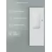 Умывальник CeramicaNova Element CN7006L 121x46,5 чаша слева, белый
