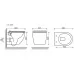 Унитаз CeramicaNova Forma Rimless CN3009 48,5x36,5 сиденье дюропласт, микролифт, белый (подвесной)