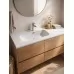 Умывальник CeramicaNova Element CN7006L 121x46,5 чаша слева, белый