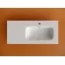 Умывальник CeramicaNova Element CN7003L 101x46,5 чаша справа белый