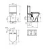 Унитаз Ideal Standard Eurovit E336301 c крышкой SoftClose (напольный)