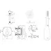 Душевая система Ideal Standard Ceraline SetA6939AA-4 хром