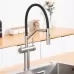 Смеситель для кухни под фильтр Gappo G4399-85 черный/сатин