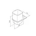 Стакан для щеток AM.PM Inspire V2.0 A50A34322 черный матовый
