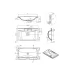 Раковина Roxen Ariel 3001275 75x45 белый