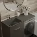 Раковина Roxen Faber 120L Gray 120x48 левый, серый