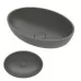 Раковина Roxen Nimfa Gray 300160-DG 50x35 серый