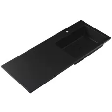 Раковина Roxen Faber 120R black 120x48 правый, черный