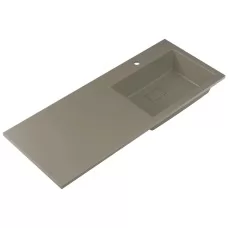 Раковина Roxen Faber 120R Gray 120x48 правый, серый