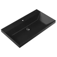 Раковина Roxen Mila Black 3001180-B 80x45 черный Раковина Roxen Mila Black 3001180-B 80x45 черный