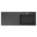 Раковина Roxen Faber 110R 110x48 правый, чёрный
