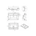 Раковина Roxen Mila Black 3001170-B 70x45 черный