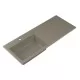 Раковина Roxen Faber 120L Gray 120x48 левый, серый