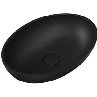 Раковина Roxen Nimfa Black 300160-B 50x35 черный Раковина Roxen Nimfa Black 300160-B 50x35 черный
