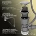 Кухонная мойка Roxen Uno 560210-54-BS PVD оружейная сталь с износостойким покрытием со смесителем Keit 500504GM-GR