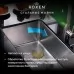 Кухонная мойка Roxen Uno 560210-54 сатин со смесителем Keit 500504NB-B