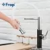 Смеситель для кухни Frap F4452-7 Черно-белый/Хром