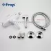 Смеситель с гигиенической лейкой FRAP F2041-8 белый/хром