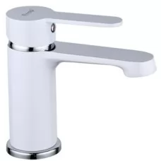 Смеситель для умывальника FRAP F1041 белый/хром