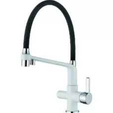 Смеситель для кухни под фильтр Gerhans K14090W-2 Белый матовый