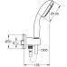 Душевой комплект Grohe Tempesta 100 26406001 Хром