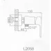 Смеситель для душа Ledeme L2058 хром