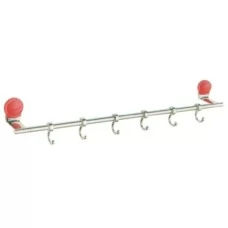 Планка с крючками Ledeme L30191R-6 красный