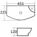 Раковина CeramaLux 45x22 7946L