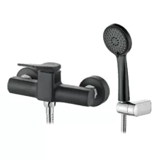 Смеситель для душа Ledeme L2075B черный/хром