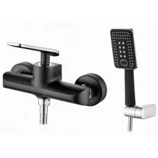Смеситель для душа Ledeme L2074B черный/хром