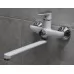 Смеситель для ванны Ledeme L2277W белый/хром